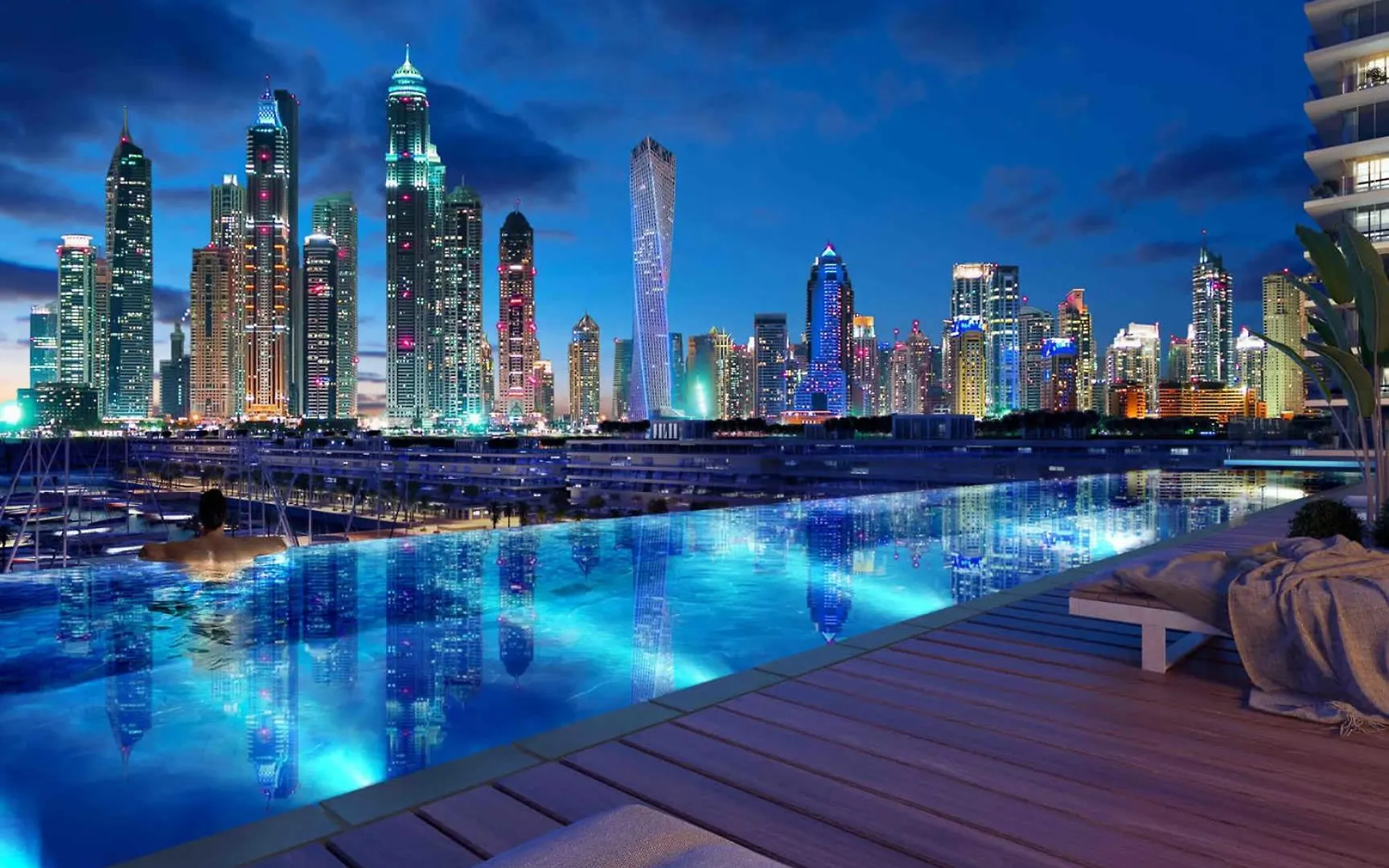 Livbnb - 2Br With Stunning Views, Beachfront Living 두바이 0*,  아랍에미리트